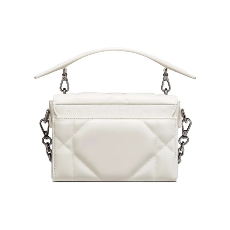 DIOR 30 Montaigne Collection Sheepskin Box Bag Monsoon Bag Shoulder Bag Crossbody Bag Handbag Regular Women's White-2