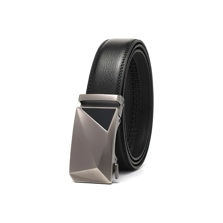 FREE RABBITⅡ 3D Effect Automatic Buckle Belt-Business Trendy Belt Men's Black-9