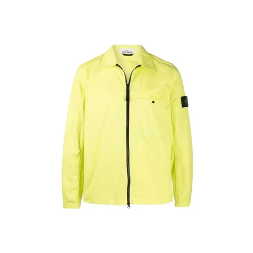 STONE ISLAND Jackets Men Bright Yellow