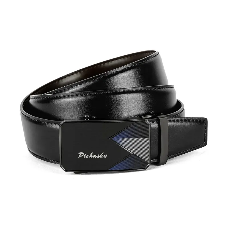 PISHUSHU Leather Belts Men-2