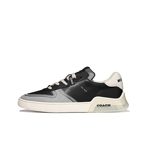 COACH CitySole Low-Top Stylish Skateboarding Shoes Men's Black Gray