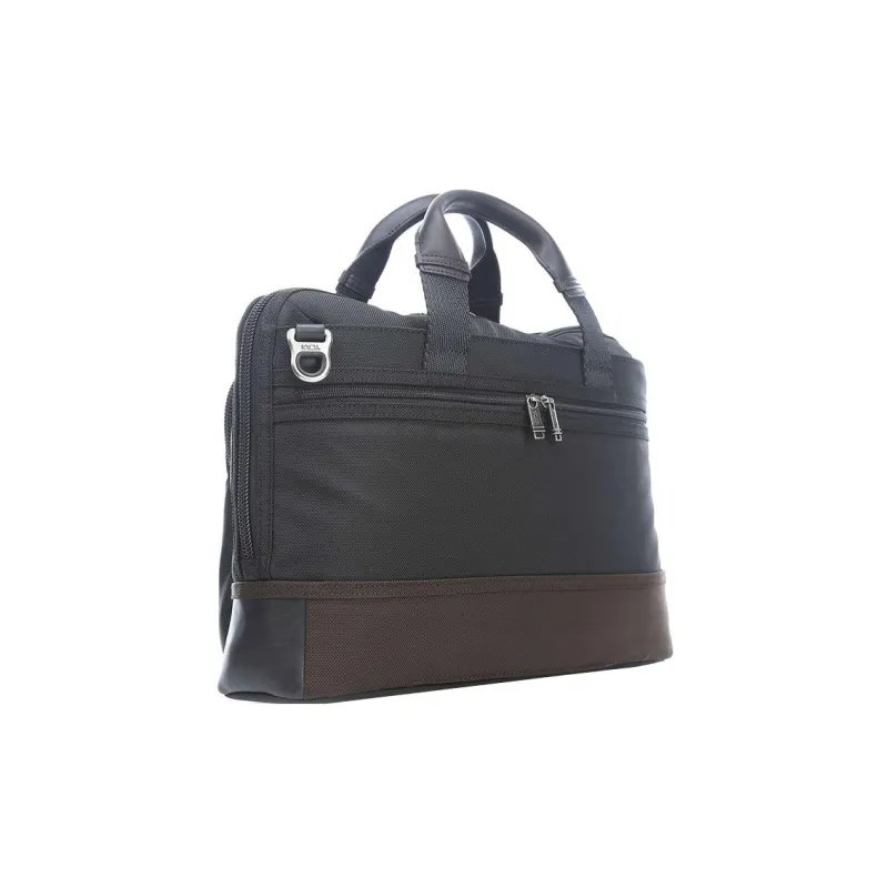 TUMI Alpha Bravo Elastic Nylon Briefcases Handbags Men's Black-2