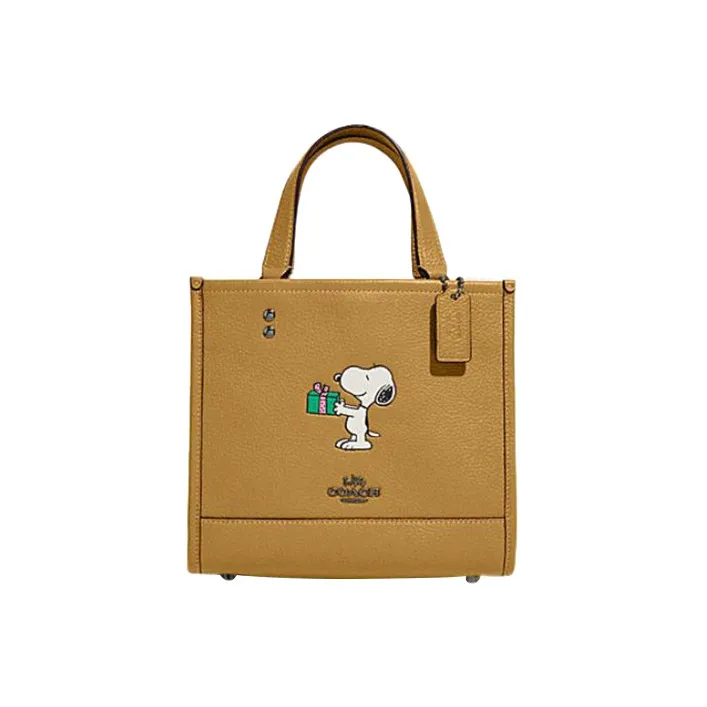 Snoopy X Peanuts X COACH Dempsey Handbags-0