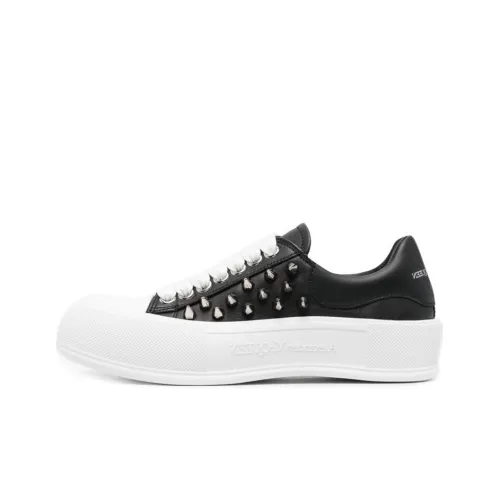 Alexander McQueen Deck Casual Shoes Women's Low-Top Black