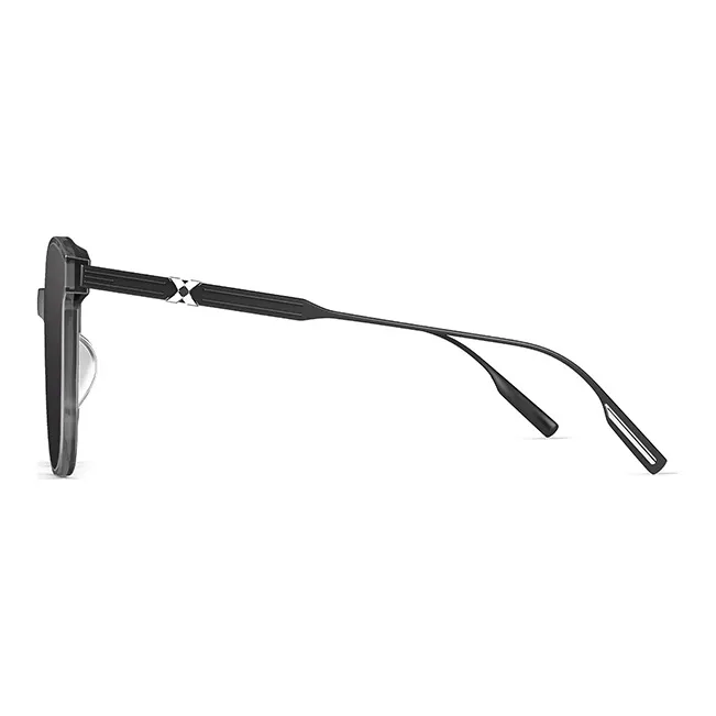MOLSION Plate Frame Square Sunglasses Unisex-17