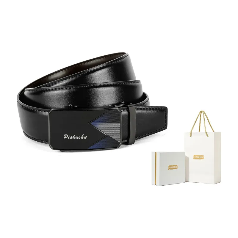 PISHUSHU Leather Belts Men-0