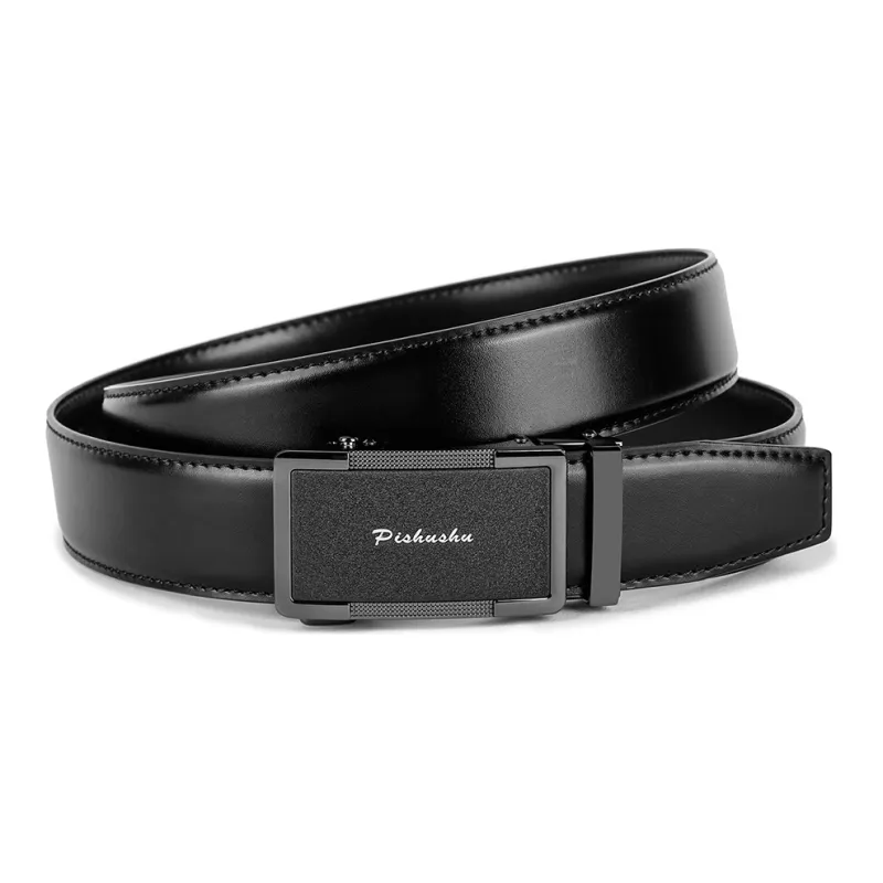 PISHUSHU Leather Belts Men-2