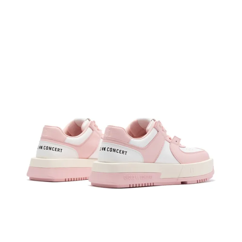 CHOCO CONCERT Low Top Skateboard Shoes Unisex Pink-2