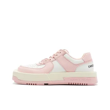 CHOCO CONCERT Low Top Skateboard Shoes Unisex Pink
