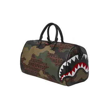 SPRAYGROUND PVC Shoulder Bag, Crossbody Bag, Handbag Medium Size Unisex Army Green