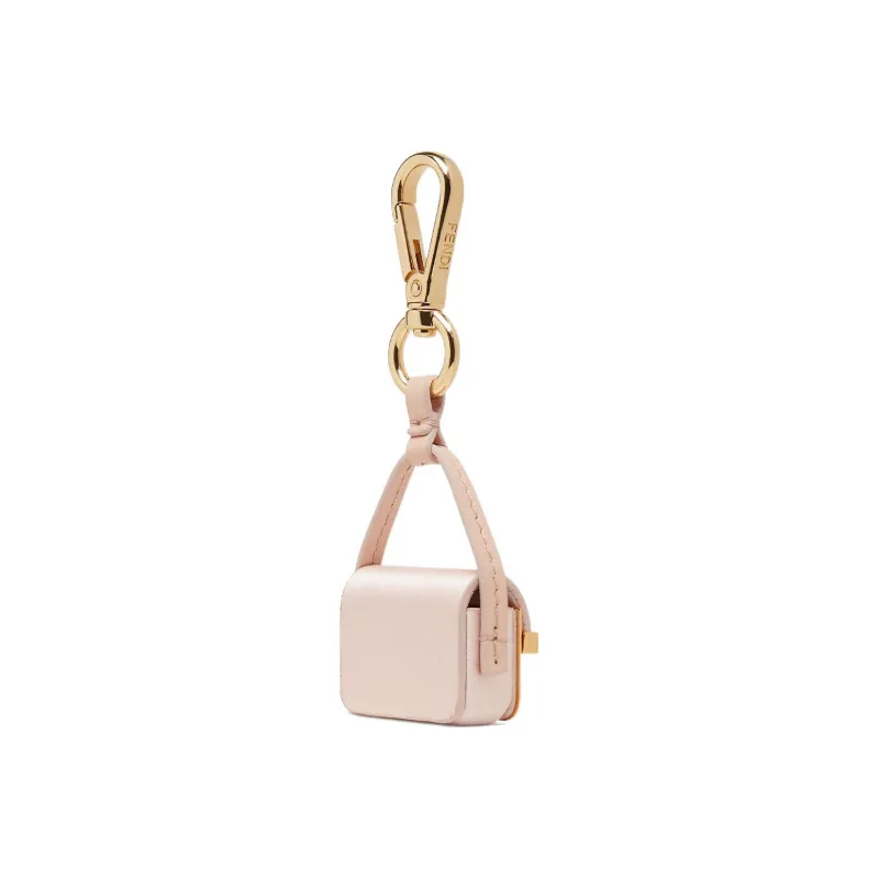 FENDI Fabric With Sheepskin Patchwork AirPods Pro Earphone Case Earphone Case Women's Light Pink-1