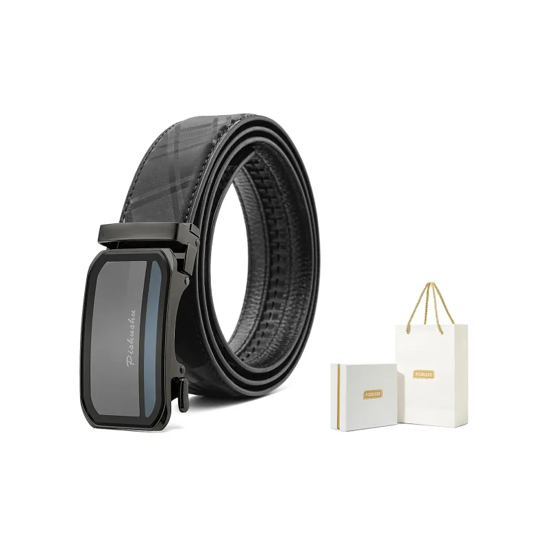 PISHUSHU Leather Belts Men-16