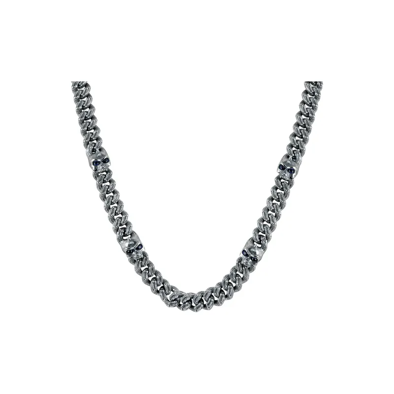 APORRO Necklaces Men Silver-3