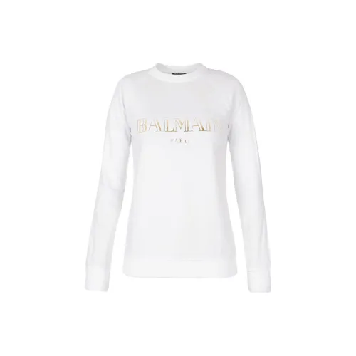 BALMAIN Sweatshirts Women's White