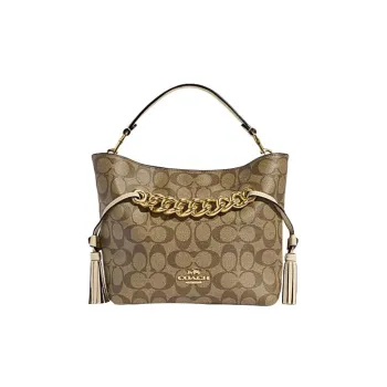 COACH Andy Cow Leather Handbag, Shoulder Bag, Crossbody Bag Medium Size Women's Brown