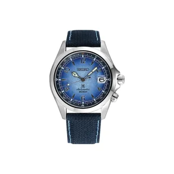 SEIKO Prospe Mechanical Movement Nylon Strap Watch Men's Watches Blue Dial