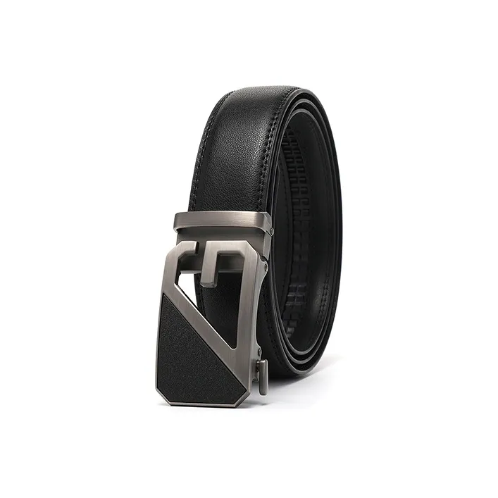 FREE RABBITⅡ Youth Cow Leather Automatic Buckle Leather Belts Men's-3