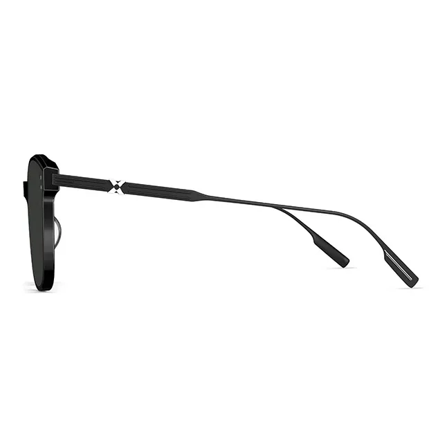 MOLSION Plate Frame Square Sunglasses Unisex-2