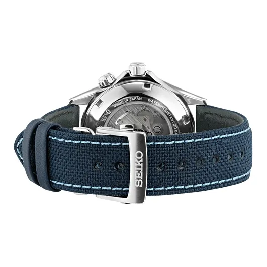 SEIKO Prospe Mechanical Movement Nylon Strap Watch Men's Watches Blue Dial-3