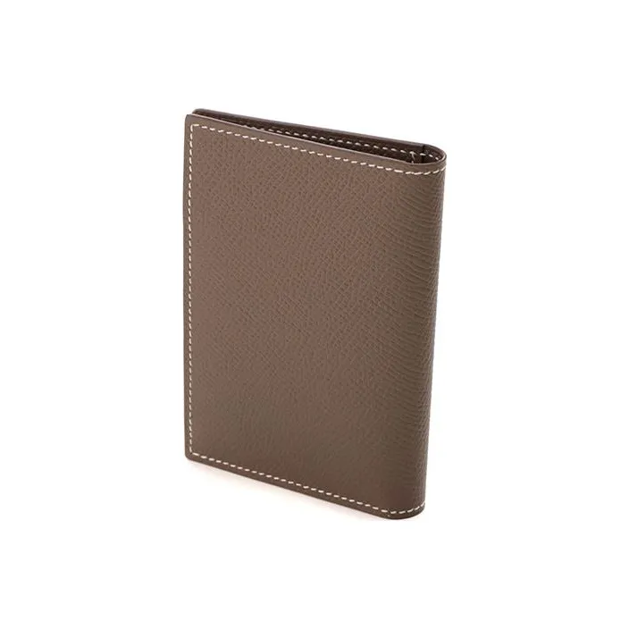 HERMES MC² Euclide Epsom Calfskin Card Holder Men's Elephant Gray-2