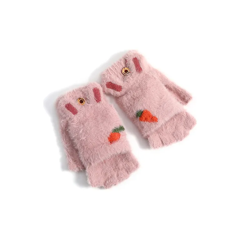 FREE RABBITⅡ Polyester Knit Gloves Women's-4