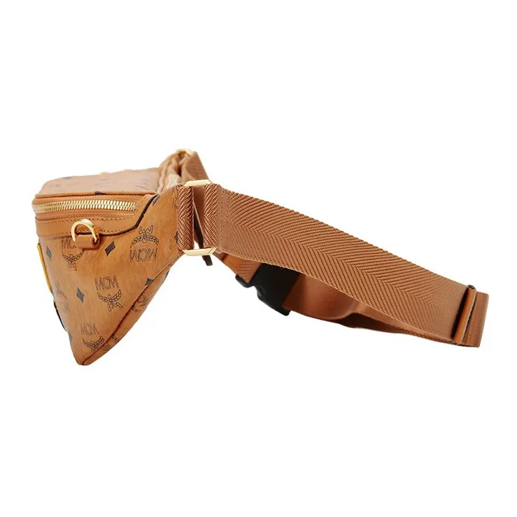 MCM Fursten Belt Bag Medium Visetos Cognac-2