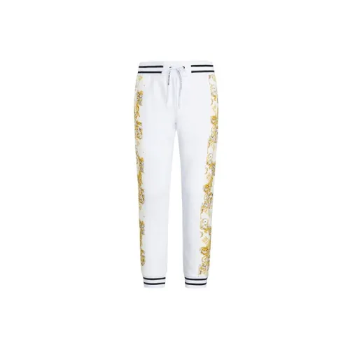 VERSACE JEANS COUTURE Knitted Sweatpants Men White