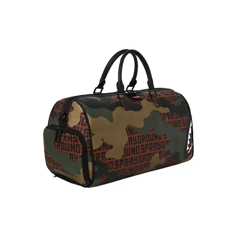 SPRAYGROUND PVC Shoulder Bag, Crossbody Bag, Handbag Medium Size Unisex Army Green-2