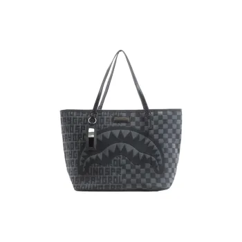 SPRAYGROUND Polyester Shoulder Bag, Crossbody Bag, Handbag Medium Size Unisex Black