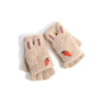 FREE RABBITⅡ Polyester Knit Gloves Women's