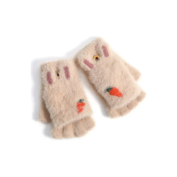 FREE RABBITⅡ Polyester Knit Gloves Women's-0
