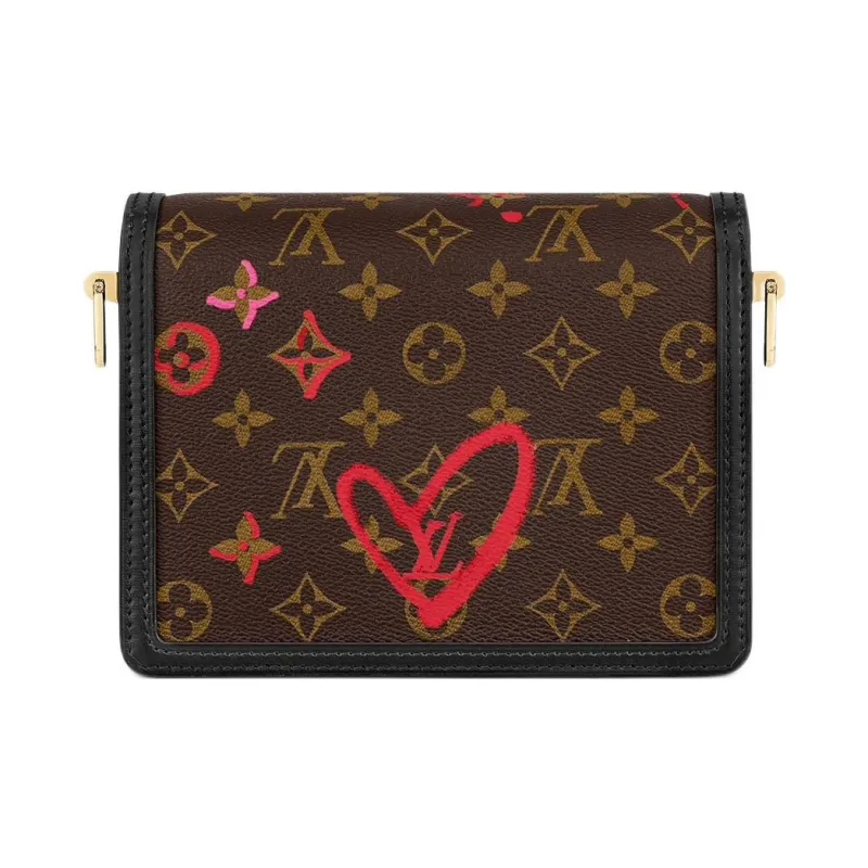 LOUIS VUITTON Limited Edition Mini Dauphine Monogram Brown-2