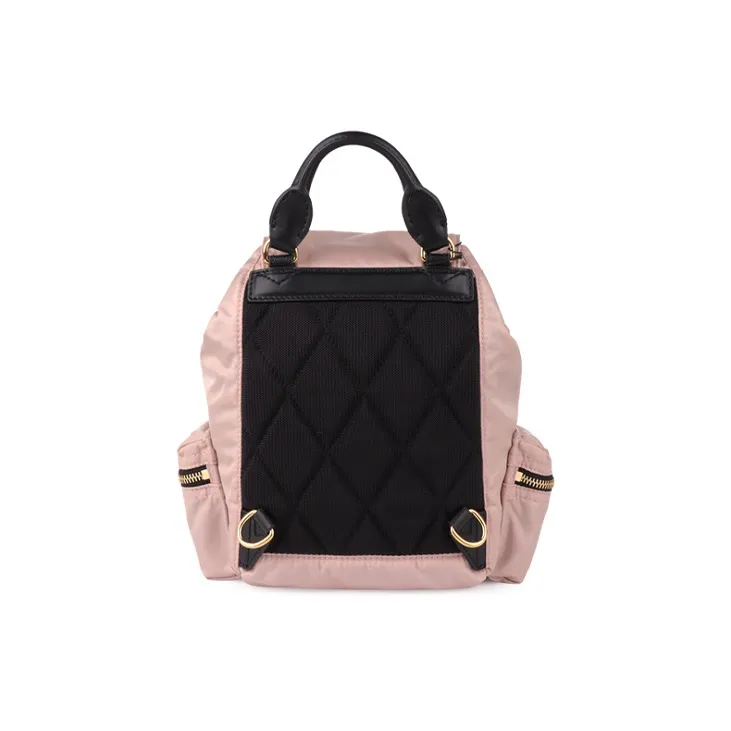 Burberry Cow Leather Backpack Mini Women's Pink-2