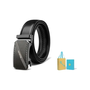 PISHUSHU Leather Belts Men