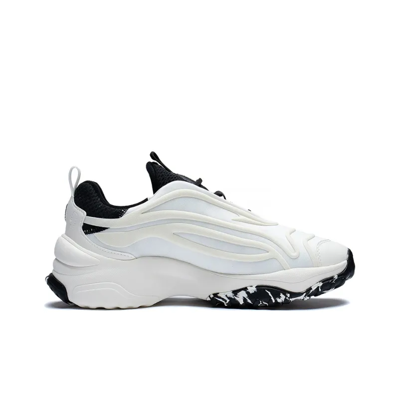LiNing Aurora WindWalker V2 Low-Top Sports Casual Shoes Men's White Black-1