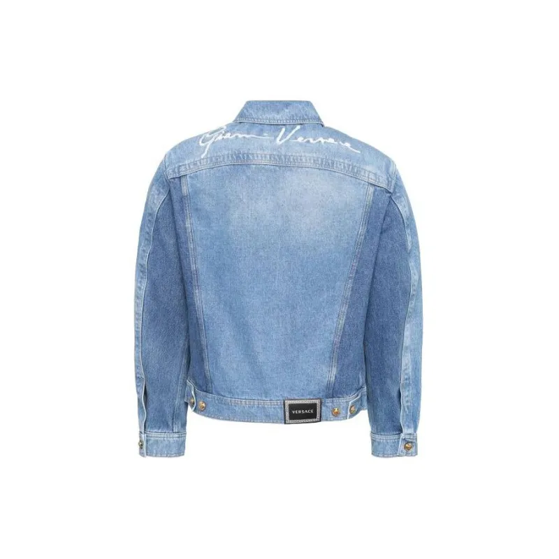 FANSIZHE SS22 Denim Jacket Men's Blue-1