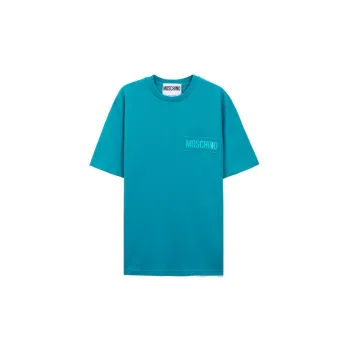 MOSCHINO T Shirts Men Sky Blue