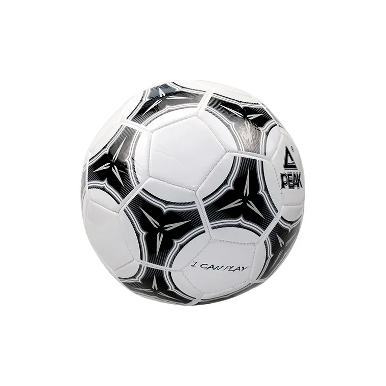 PEAK Size 5 Soccer TPU Machine Stitched Soccer Ball Unisex Black White-4