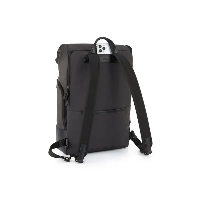 TUMI Nylon Backpack Men's Brown-4