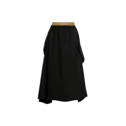 UMA WANG Casual Long Skirts Women's Black