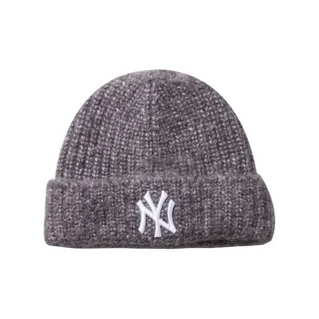 New Era Polyester Beanies Unisex Gray