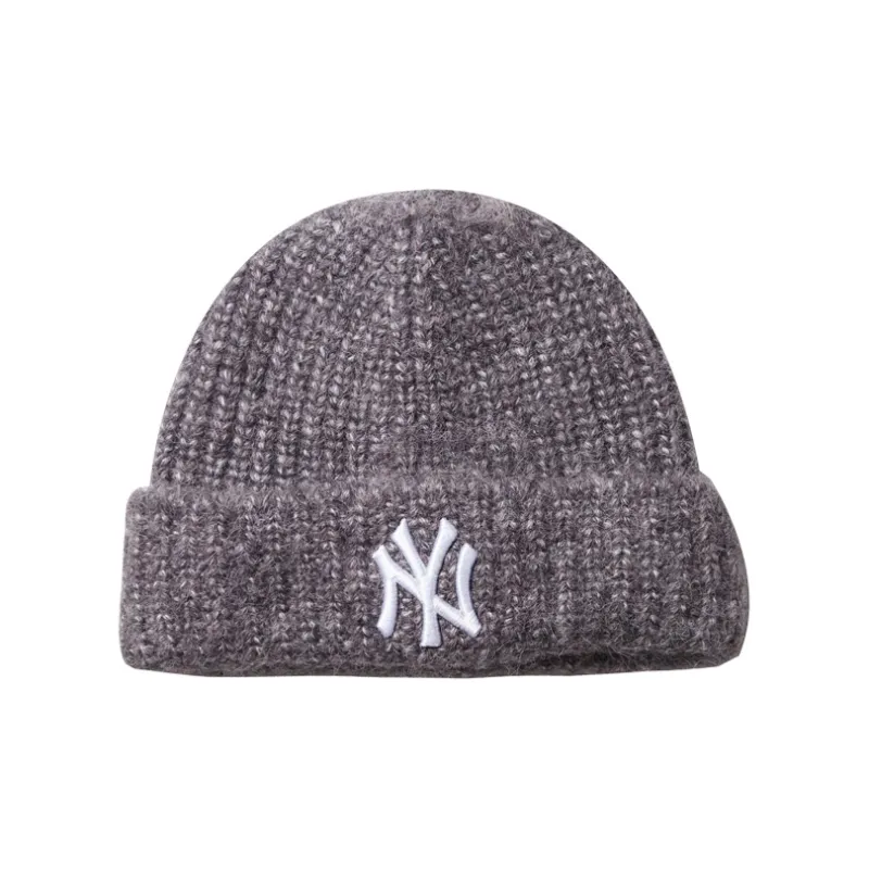 New Era Polyester Beanies Unisex Gray-0