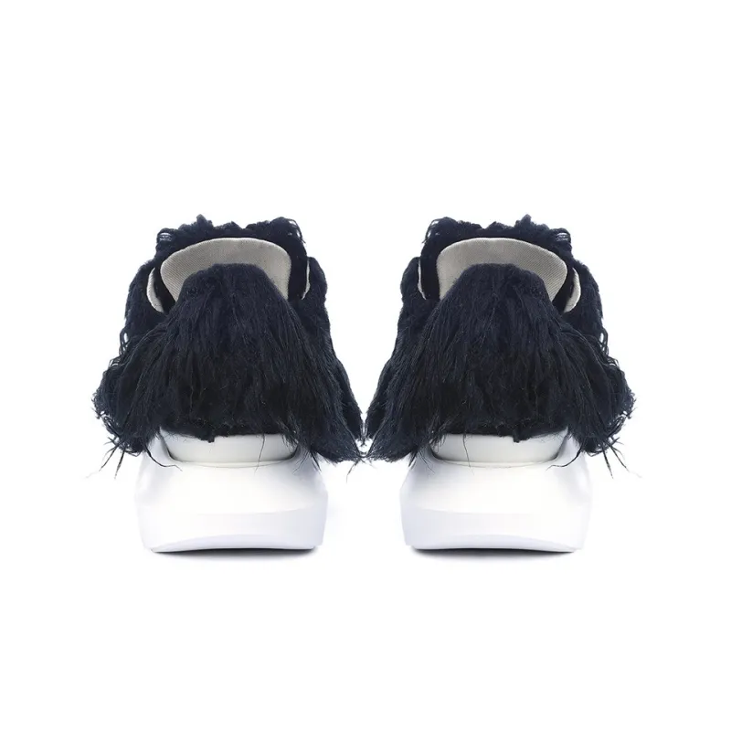 Rick Owens DRKSHDW Strobe Abstract Low Black Milk Women's-3