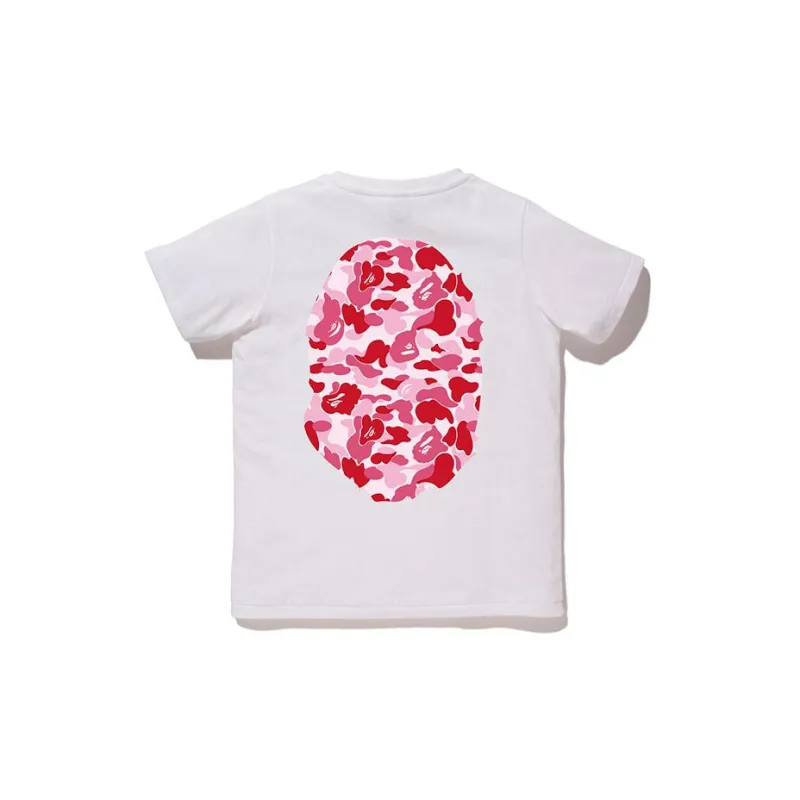Bape Abc Camo Big Ape Head Tee White/Black-11