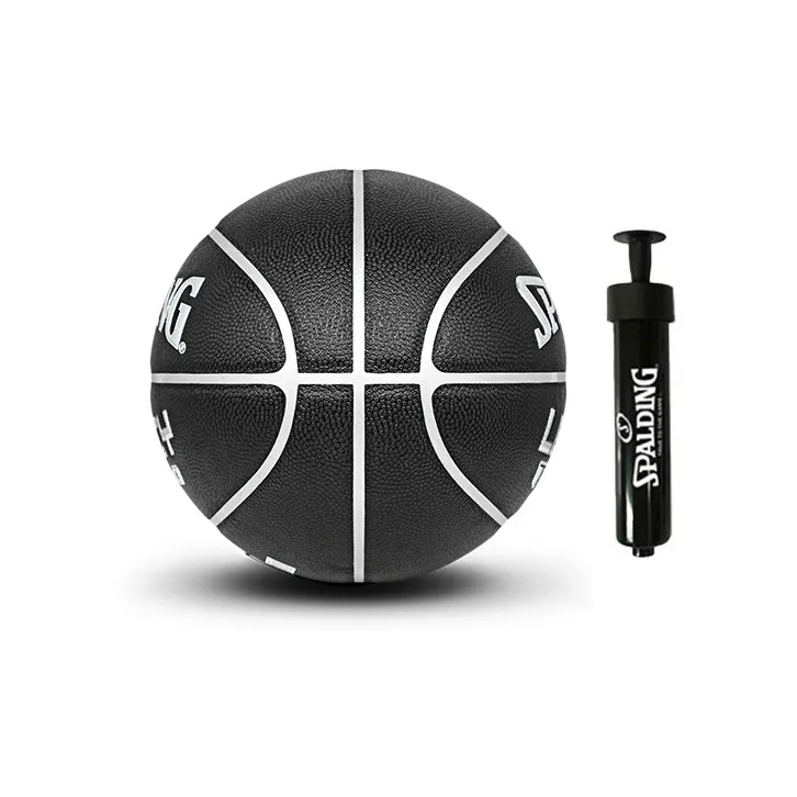 SPALDING TF Collection 77 259Y PU Basketball Black White Size 7 Training Match Unisex-2
