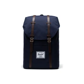 Herschel Polyester Travel Bags Hiking Bag Backpack Unisex Blue