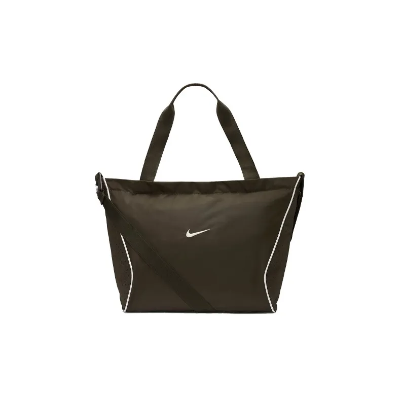 Nike Fabric Tote Bag Shopping Bag Shoulder Bag Handbag Regular Unisex Red Fir Green-0