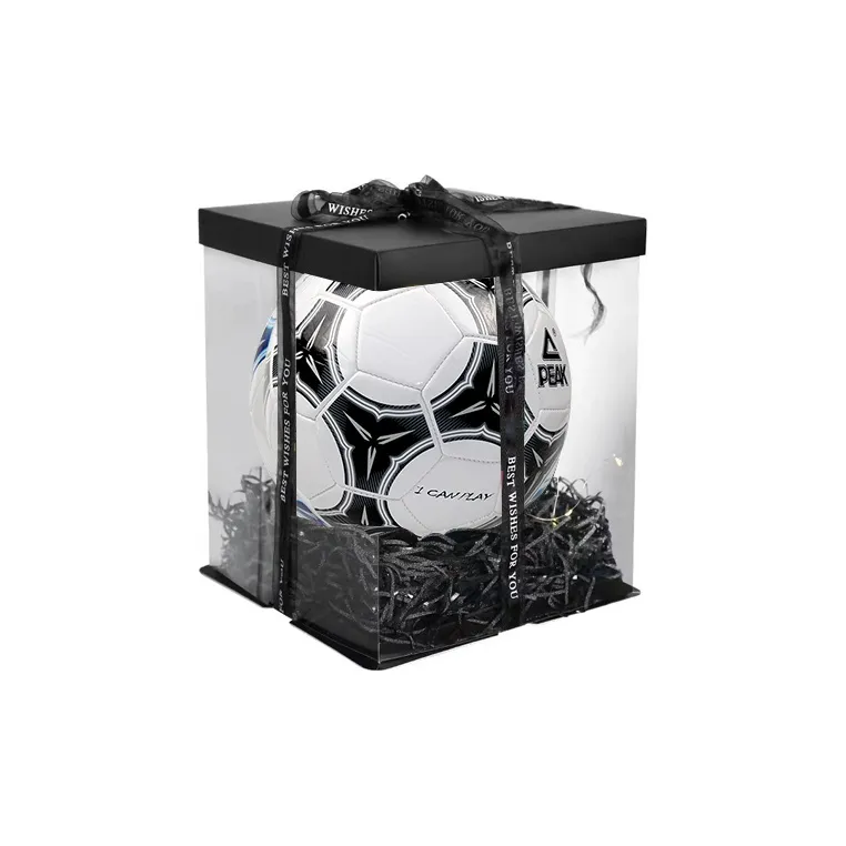PEAK Size 5 Soccer TPU Machine Stitched Soccer Ball Unisex Black White-5