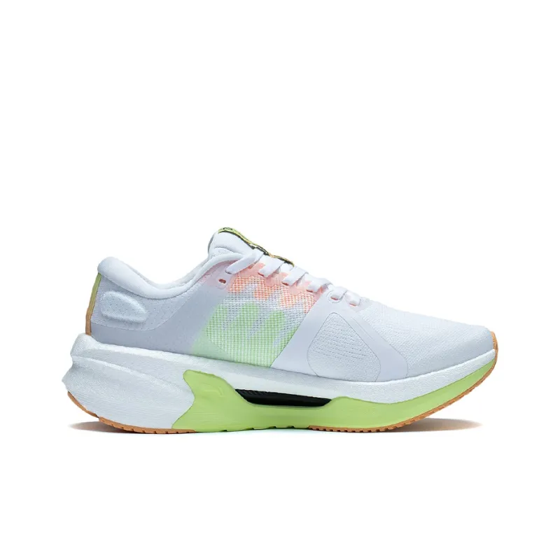 LINING Furious Rider 7.0 Running Shoes Women's Low Top Standard White/Fluorescent Ice Yellow-1