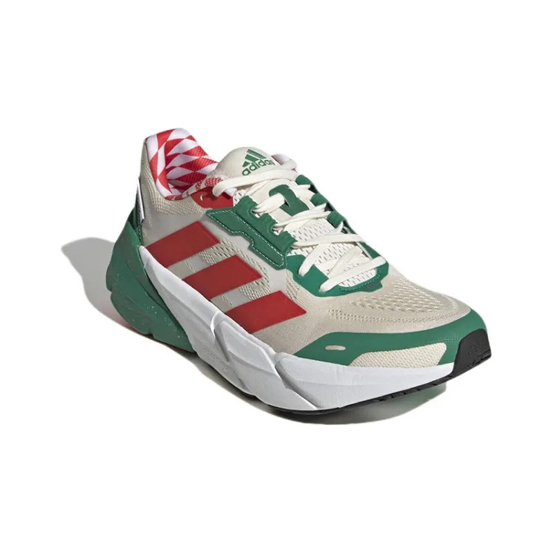 Adidas Adistar 1 Anti-Slip And Wear-Resistant Lightweight Low-Top Running Shoes Men's Green Red-2